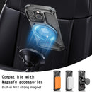 Case for Iphone 16 Pro Aluminum Metal Cover with Magnetic Ring 360° Rotating Kickstand