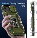 iPhone 16E Ring Kickstand Slide Camera Case