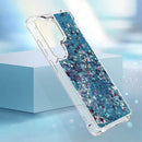 Case for Samsung Galaxy S26 Ultra Case Glitter Cute Bling Liquid Quicksand Clear Soft TPU Girls Women Stylish Bumper Shockproof Protective Cover for Samsung Galaxy S26 Ultra Blue YB