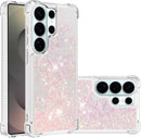Case for Samsung Galaxy S26 Ultra Case Glitter Cute Bling Liquid Quicksand Clear Soft TPU Girls Women Stylish Bumper Shockproof Protective Cover for Samsung Galaxy S26 Ultra Blue YB