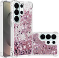 Case for Samsung Galaxy S26 Ultra Case Glitter Cute Bling Liquid Quicksand Clear Soft TPU Girls Women Stylish Bumper Shockproof Protective Cover for Samsung Galaxy S26 Ultra Blue YB