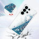 Case for Samsung Galaxy S26 Ultra Case Glitter Cute Bling Liquid Quicksand Clear Soft TPU Girls Women Stylish Bumper Shockproof Protective Cover for Samsung Galaxy S26 Ultra Blue YB