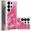 Case for Samsung Galaxy S26 Ultra Case Glitter Cute Bling Liquid Quicksand Clear Soft TPU Girls Women Stylish Bumper Shockproof Protective Cover for Samsung Galaxy S26 Ultra Blue YB
