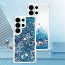 Case for Samsung Galaxy S26 Ultra Case Glitter Cute Bling Liquid Quicksand Clear Soft TPU Girls Women Stylish Bumper Shockproof Protective Cover for Samsung Galaxy S26 Ultra Blue YB