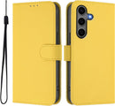 Case for Samsung Galaxy S26 Ultra Wallet Case with Card Holder Leather Flip Cover Kickstand Magnetic Closure Shockproof Women Men Cover for Samsung Galaxy S26 Ultra Orange YBM