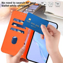 Case for Samsung Galaxy S26 Ultra Wallet Case with Card Holder Leather Flip Cover Kickstand Magnetic Closure Shockproof Women Men Cover for Samsung Galaxy S26 Ultra Orange YBM