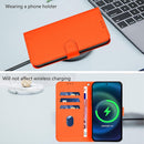 Case for Samsung Galaxy S26 Ultra Wallet Case with Card Holder Leather Flip Cover Kickstand Magnetic Closure Shockproof Women Men Cover for Samsung Galaxy S26 Ultra Orange YBM