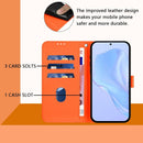 Case for Samsung Galaxy S26 Ultra Wallet Case with Card Holder Leather Flip Cover Kickstand Magnetic Closure Shockproof Women Men Cover for Samsung Galaxy S26 Ultra Orange YBM