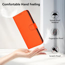 Case for Samsung Galaxy S26 Ultra Wallet Case with Card Holder Leather Flip Cover Kickstand Magnetic Closure Shockproof Women Men Cover for Samsung Galaxy S26 Ultra Orange YBM