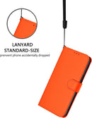 Case for Samsung Galaxy S26 Ultra Wallet Case with Card Holder Leather Flip Cover Kickstand Magnetic Closure Shockproof Women Men Cover for Samsung Galaxy S26 Ultra Orange YBM