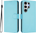 Case for Samsung Galaxy S26 Ultra Wallet Case with Card Holder Leather Flip Cover Kickstand Magnetic Closure Shockproof Women Men Cover for Samsung Galaxy S26 Ultra Orange YBM