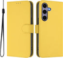 Case for Samsung Galaxy S26 Ultra Wallet Case with Card Holder Leather Flip Cover Kickstand Magnetic Closure Shockproof Women Men Cover for Samsung Galaxy S26 Ultra Orange YBM