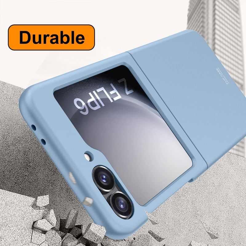 Case for Samsung Galaxy Z Flip 6 Case 2024 [Not Glass] PC Lightweight Ultra Thin Skin Feeling Z Flip 6 Case Matte Full Coverage anti Scratch anti Fingerprint for Samsung Galaxy Z Flip 6 Blue