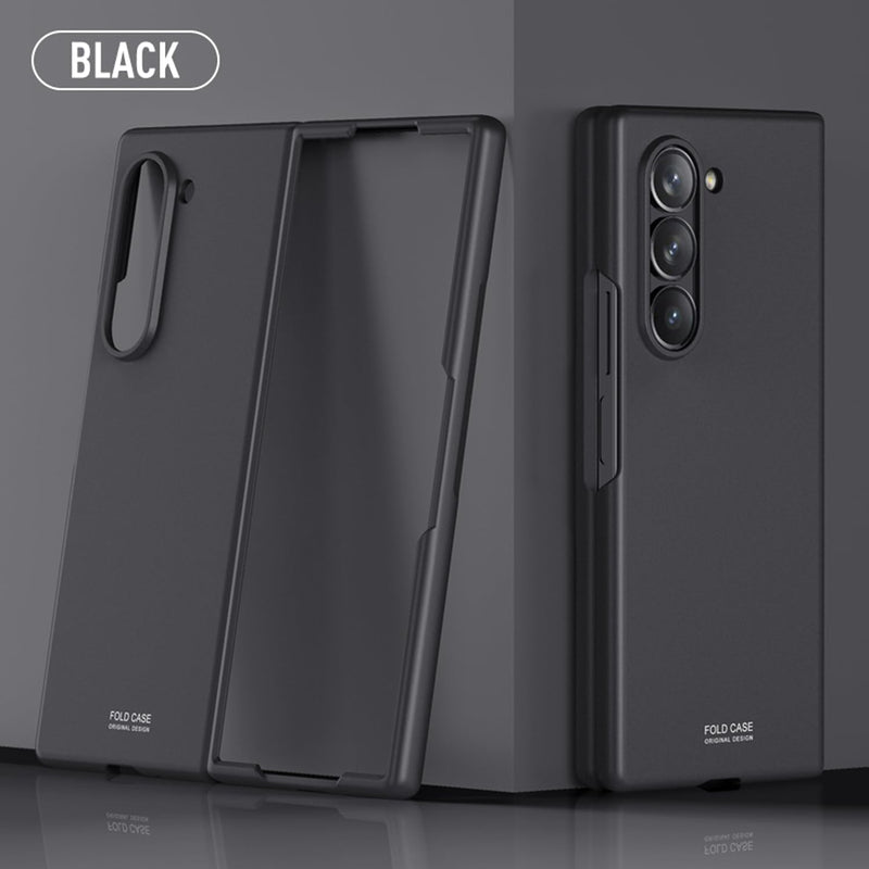 Case for Samsung Galaxy Z Fold 6 (2024), Full Body Cover Matte Hard PC Z Fold 6 Phone Case, Lightweight, Anti - Scratch,Thin Slim Fit Cover for Samsung Galaxy Z Fold 6 Black
