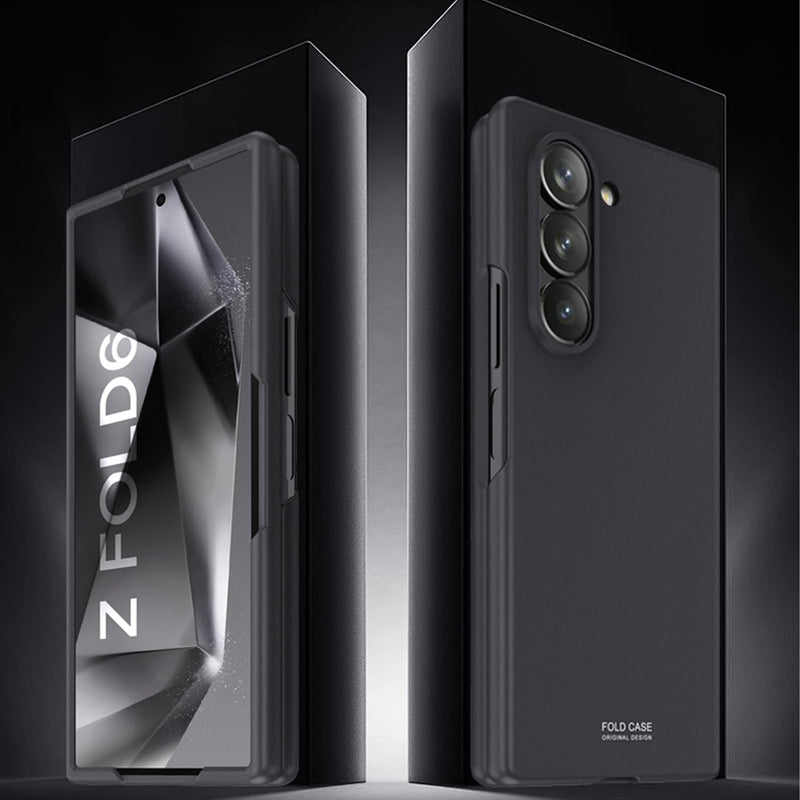 Case for Samsung Galaxy Z Fold 6 (2024), Full Body Cover Matte Hard PC Z Fold 6 Phone Case, Lightweight, Anti - Scratch,Thin Slim Fit Cover for Samsung Galaxy Z Fold 6 Black