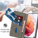 Case Wallet for Samsung Galaxy S26 Ultra, [Kickstand] 3 Card Holder Stand [Shockproof TPU Interior Shell], PU Leather Magnetic Protective Flip Cover, Rose Butterfly