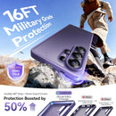 CASEKOO Cobalt Violet for Samsung Galaxy S26 Ultra Case 6.9" [16FT Military - Grade Protection] [Camera Guard] [Anti - Fingerprint] Slim Matte Translucent Shockproof S26 Ultra Case with Lanyard Hole