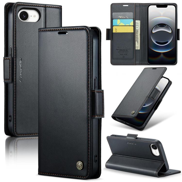 CaseMe 023 Butterfly Buckle Litchi Texture RFID Anti - theft Leather Phone Case