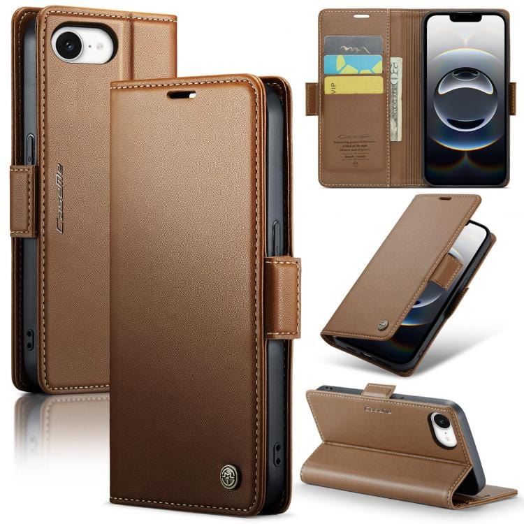 CaseMe 023 Butterfly Buckle Litchi Texture RFID Anti - theft Leather Phone Case