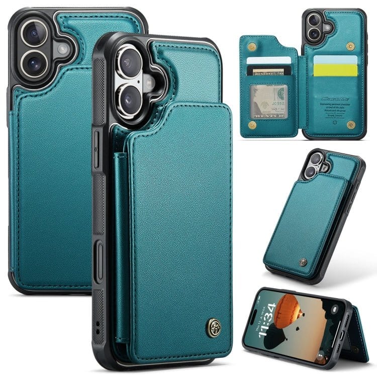 CaseMe C22 Card Slots Holder RFID Anti - theft Phone Case