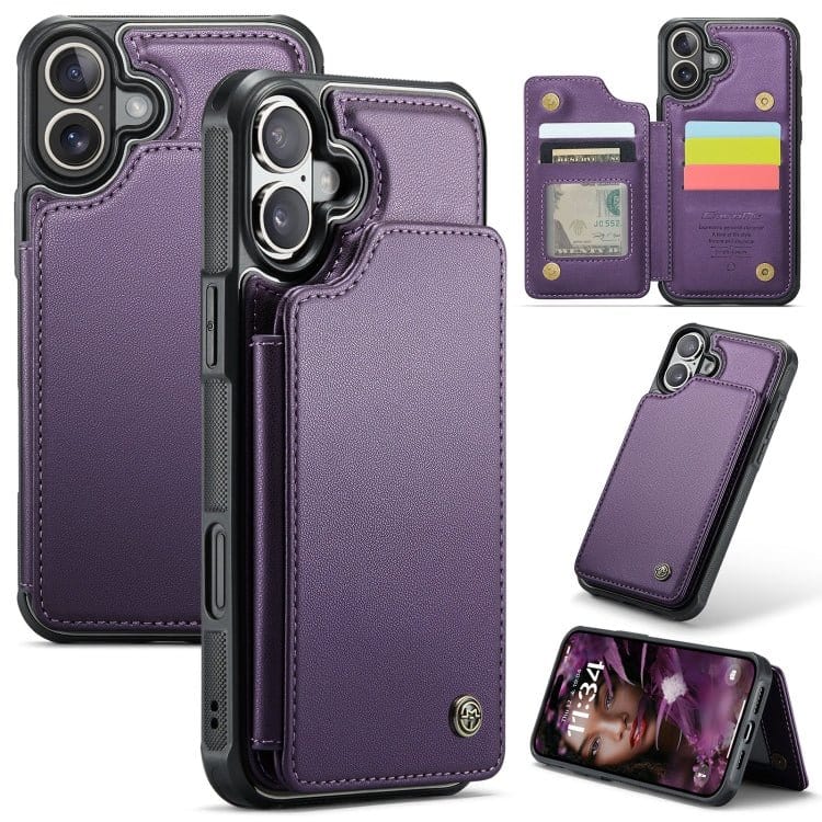 CaseMe C22 Card Slots Holder RFID Anti - theft Phone Case