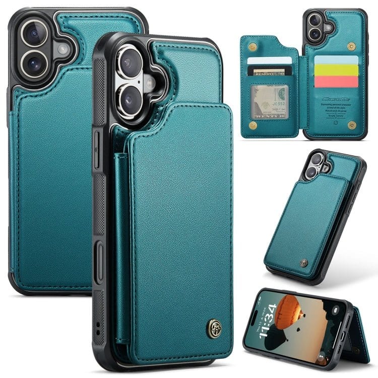 CaseMe C22 Card Slots Holder RFID Anti - theft Phone Case
