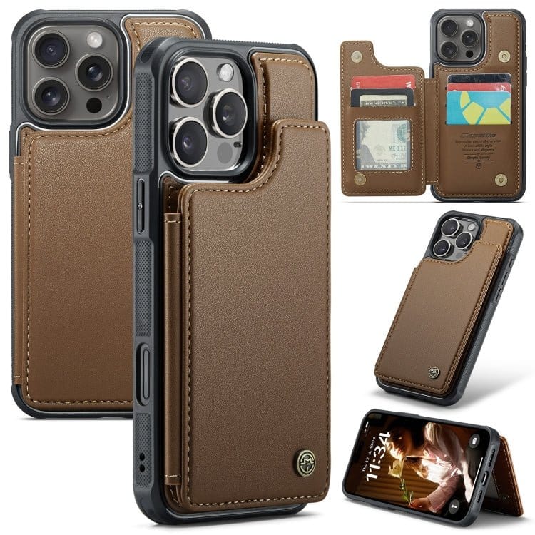 CaseMe C22 Card Slots Holder RFID Anti - theft Phone Case