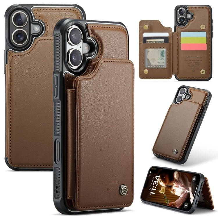 CaseMe C22 Card Slots Holder RFID Anti - theft Phone Case