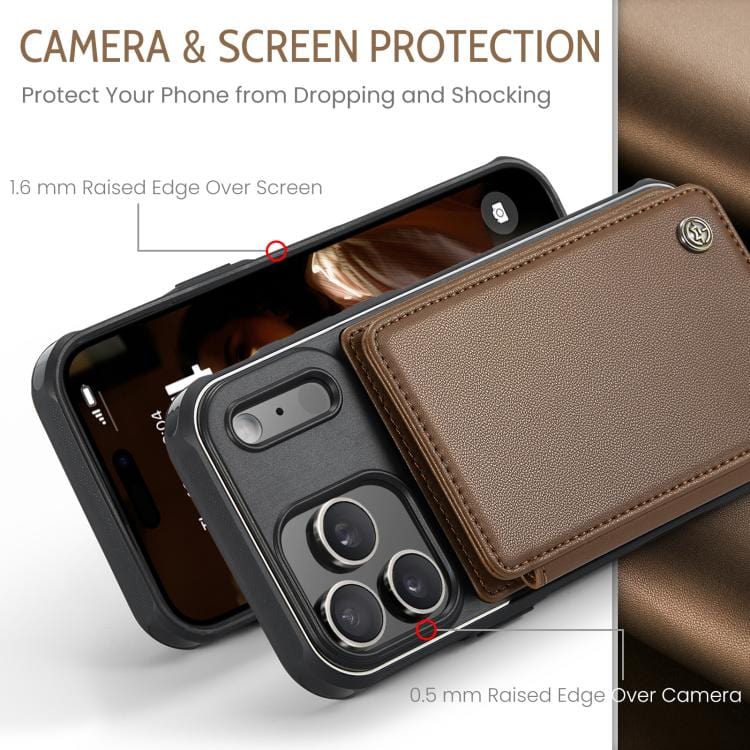 CaseMe C22 Card Slots Holder RFID Anti - theft Phone Case