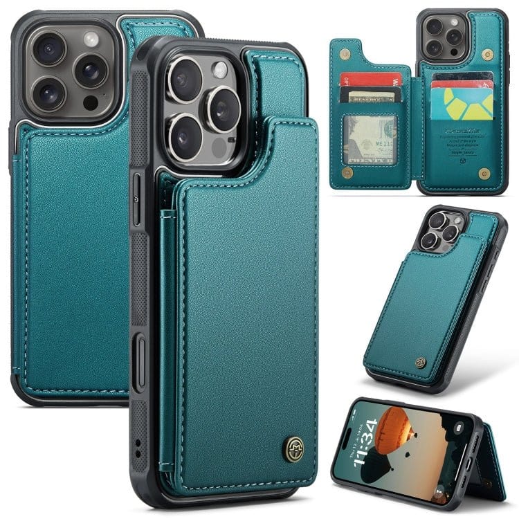 CaseMe C22 Card Slots Holder RFID Anti - theft Phone Case
