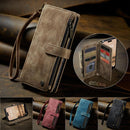 CaseMe C30 Card Slots Zipper Wallet Leather Phone Case