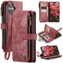 CaseMe C30 Card Slots Zipper Wallet Leather Phone Case