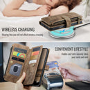 CaseMe C30 Card Slots Zipper Wallet Leather Phone Case