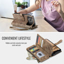 CaseMe C30 Card Slots Zipper Wallet Leather Phone Case