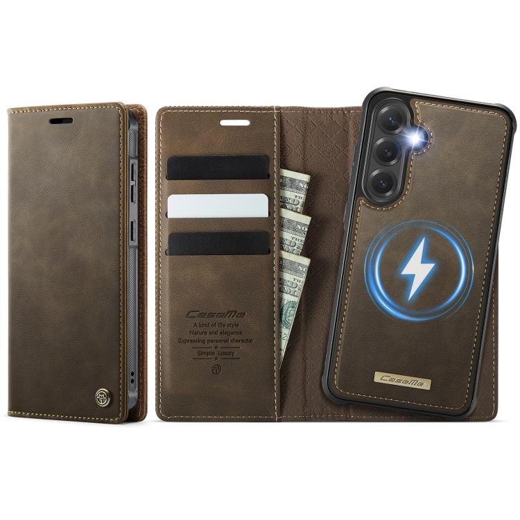 CaseMe C49 Magnetic RFID Blocking Detachable Wallet Leather Phone Case
