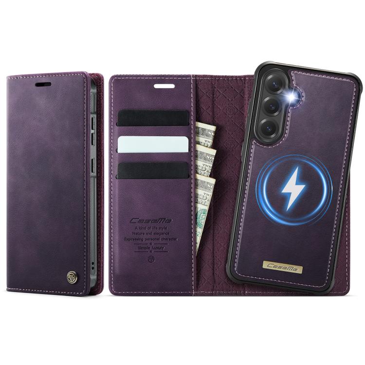 CaseMe C49 Magnetic RFID Blocking Detachable Wallet Leather Phone Case