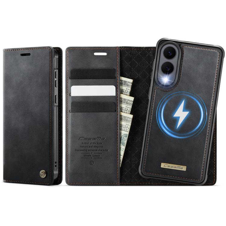 CaseMe C49 Magnetic RFID Blocking Detachable Wallet Leather Phone Case