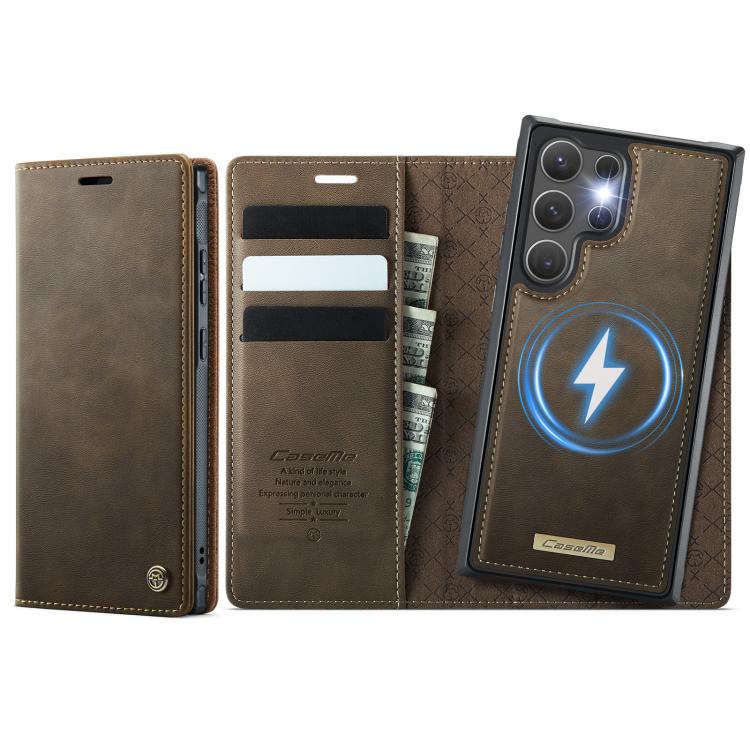 CaseMe C49 Magnetic RFID Blocking Detachable Wallet Leather Phone Case