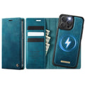 CaseMe C49 MagSafe RFID Blocking Detachable Wallet Leather Phone Case