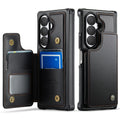 CASEME for Samsung Galaxy Z Fold8 Ultra Case with RFID Blocking 5 Card Slots C22 Leather Back Cover