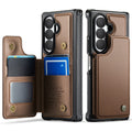 CASEME for Samsung Galaxy Z Fold8 Ultra Case with RFID Blocking 5 Card Slots C22 Leather Back Cover
