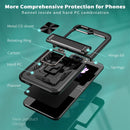Galaxy Z Flip 6 Case - Heavy - Duty Shockproof Full - Body Protection, Hinge Cover and Ring Kickstand