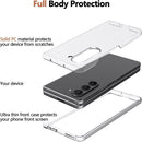 Clear Case for Samsung Galaxy Z Fold 6 [Anti - Yellow] Ultra - Thin Slim Fit Transparent Hard PC Protective Phone Case