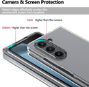 Clear Case for Samsung Galaxy Z Fold 6 [Anti - Yellow] Ultra - Thin Slim Fit Transparent Hard PC Protective Phone Case