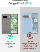 Compatible MagSafe Full Body Hybrid Shockproof Bumper Cover Case with Built - in Screen Protector, Black Clear