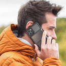 Compatible with Iphone 16 Pro Case with Card Holder Dual Layer Heavy Duty Drop Protection