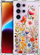 Compatible with Samsung Galaxy S26 Ultra Cases with Design, Cute Transparent Phone Case for Women Girls Girly with Heavy Duty Protective Bumper (Clear Dogs Paws)