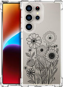 Compatible with Samsung Galaxy S26 Ultra Cases with Design, Cute Transparent Phone Case for Women Girls Girly with Heavy Duty Protective Bumper (Clear Dogs Paws)