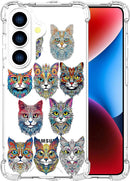 Compatible with Samsung Galaxy S26 Ultra Cases with Design, Cute Transparent Phone Case for Women Girls Girly with Heavy Duty Protective Bumper (Clear Dogs Paws)