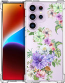 Compatible with Samsung Galaxy S26 Ultra Cases with Design, Cute Transparent Phone Case for Women Girls Girly with Heavy Duty Protective Bumper (Clear Dogs Paws)